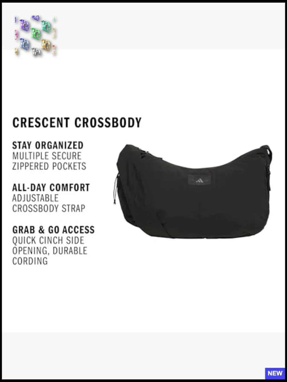 Crossbody Sling Bag Adjustable Strap Multiple Pockets Secure Essentials Casual